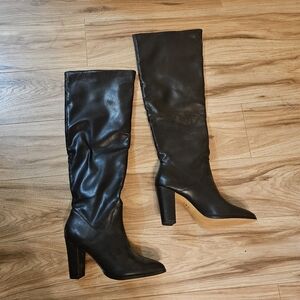 Express Black Over the Knee Boots